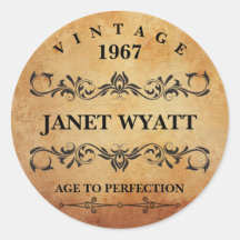 Vintage Any Age Birthday