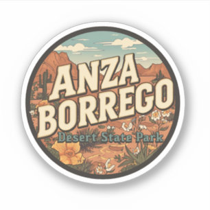 Vintage Anza Borrego Desert State Park desert gift