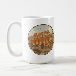 Vintage Anza Borrego Desert State Park desert gift Coffee Mug