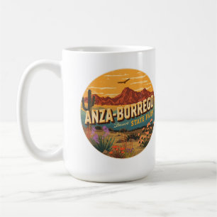 Vintage Anza Borrego Desert State Park desert gift Coffee Mug