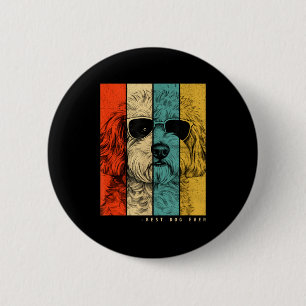 Vintage Ao Dog Mom Dad Kids Men Women 6 Cm Round Badge