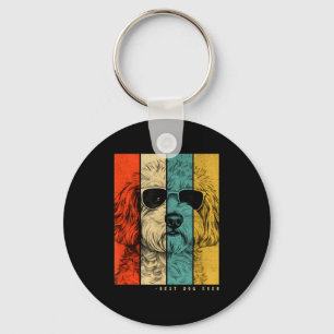 Vintage Ao Dog Mom Dad Kids Men Women  Key Ring