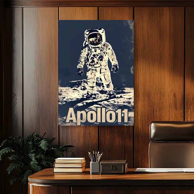 Vintage Apollo 11 Poster (Creator Uploaded)