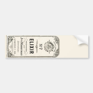 Vintage Apothecary Elixir Label