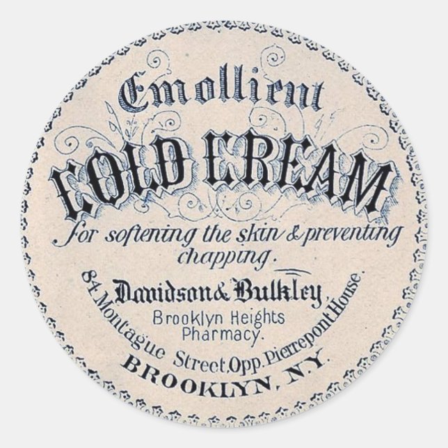 Vintage Apothecary Label Stickers (Front)
