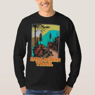 Vintage Appalachian Trail Overlook Mountains Retro T-Shirt