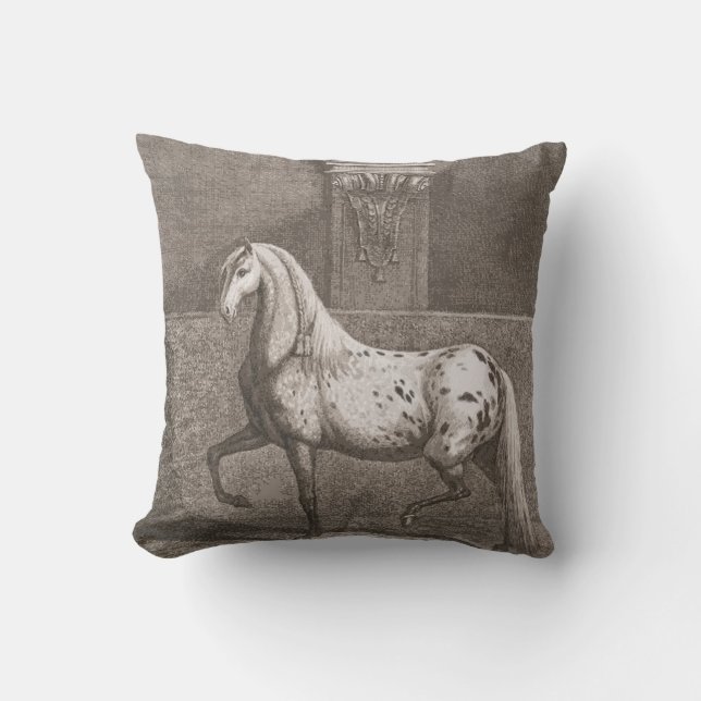 Vintage Appaloose Horse Cushion (Front)