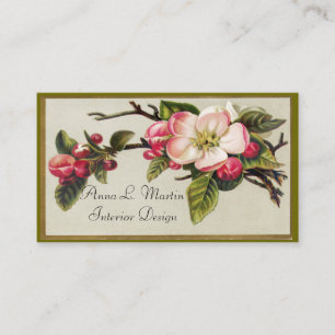 Vintage Apple Blossom, Business Cards