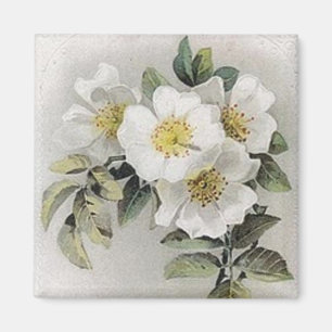 Vintage Apple Blossom Magnet