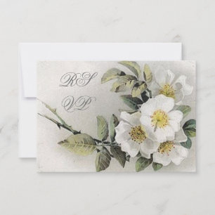 Vintage Apple Blossom RSVP Cards