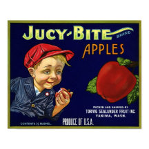 Vintage Apple Crate Print