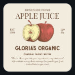 Vintage Apple Fruit Juice Custom Product Label<br><div class="desc">Upgrade your brand with this customised apple labels. Discover the perfect finishing touch for your delectable creations with this customisable apple product labels. Whether you sell homemade apple fruit jam, apple fruit juice, jelly, pies, cakes, tarts and drinks, these labels are designed to add a touch of elegance to your...</div>