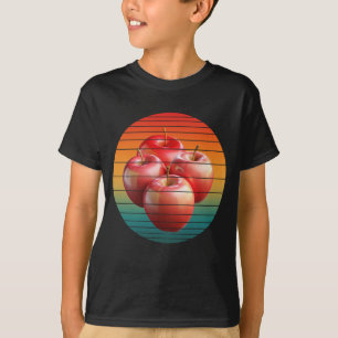 Vintage apple fruits heathy food T-Shirt