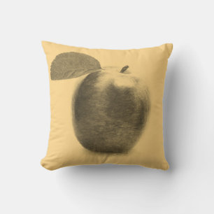 Vintage Apple painting - Pillow