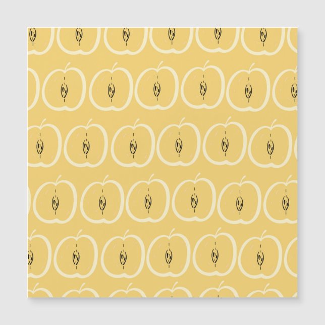 Vintage Apple Pattern: Wallpaper Design. (Front)