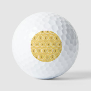 Vintage Apple Pattern: Wallpaper Design. Golf Balls
