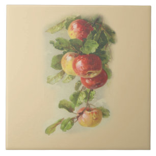 Vintage apples tile