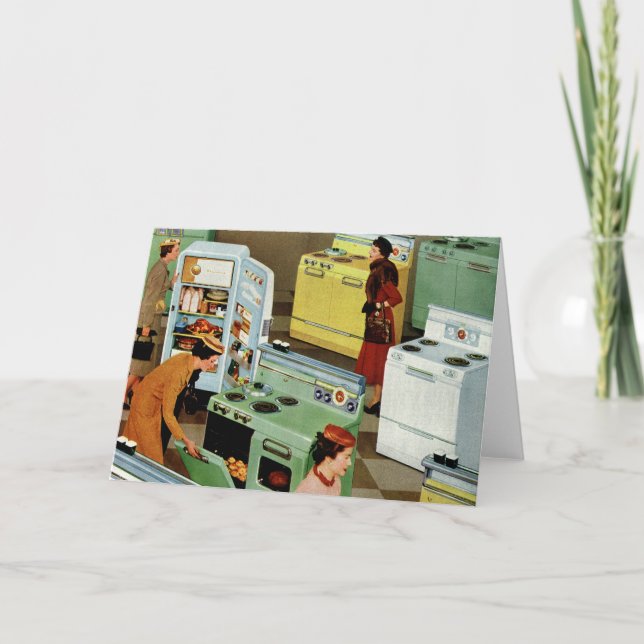 Vintage Appliance Showroom Store Business Retail Card (Front)