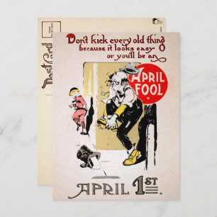 Vintage April Fools Day Postcard