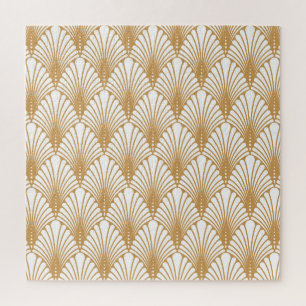 Vintage Arabesque Geometric Seamless Pattern Jigsaw Puzzle