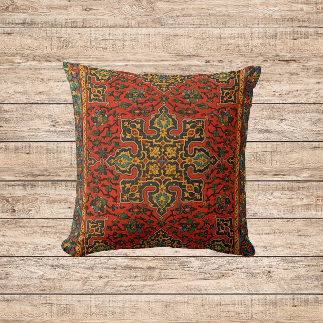Vintage Arabian Carpet Print Cushion (Creator Uploaded)