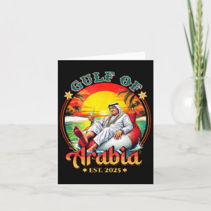 Vintage Arabian Gulf Est 2025 Retro Gulf Of Arabia Card