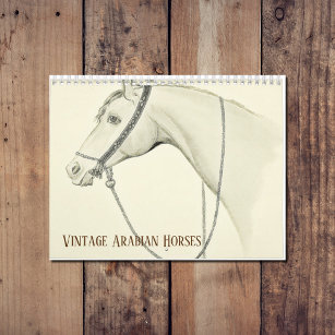 Vintage Arabian Horses Calendar