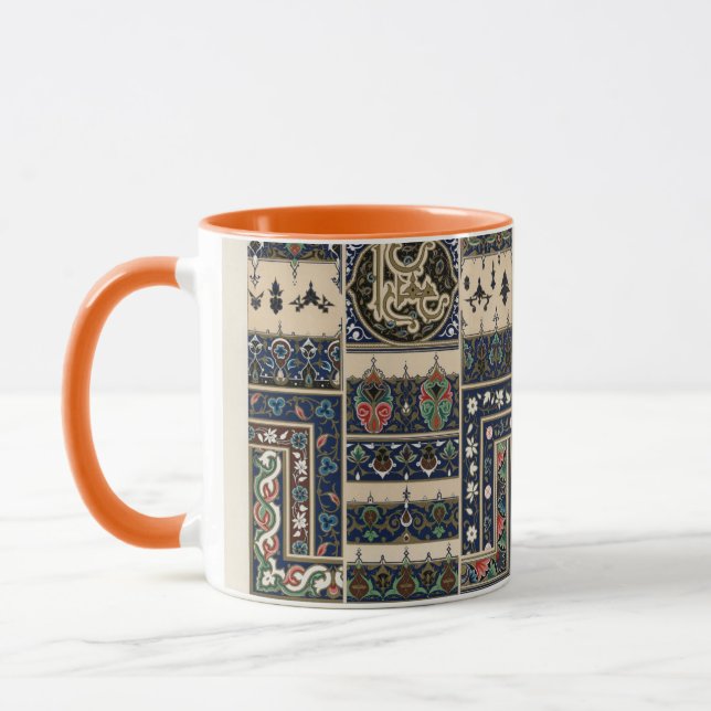 Vintage Arabian Pattern Mug (Left)