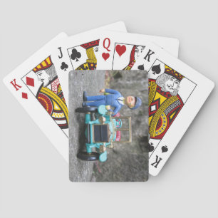 Vintage ARAL Gas Station Attendant and Model Car Playing Cards