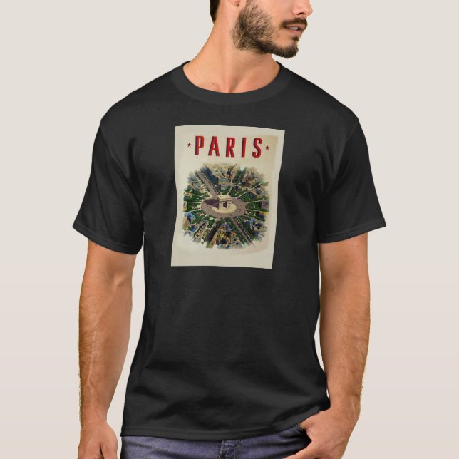 Vintage Arc de Triomphe Paris T-Shirt (Front)
