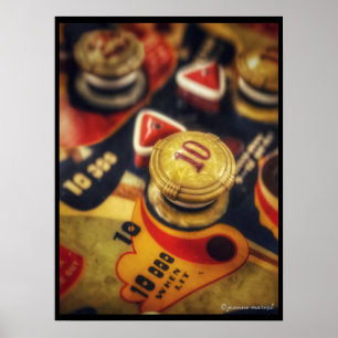 Vintage Arcade Game Poster Print