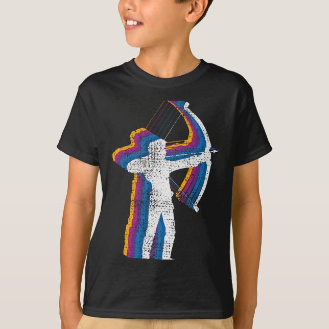 Vintage Archery Bow Hunting  T-Shirt (Front)
