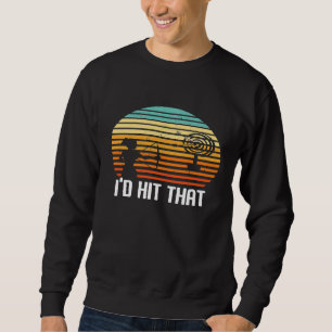 Vintage Archery Funny Retro Bow Hunting Archer Spo Sweatshirt