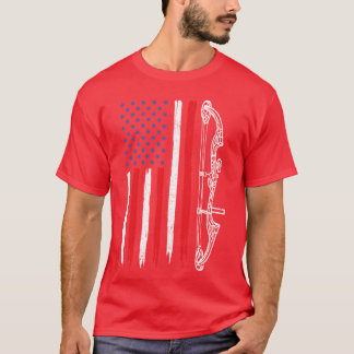Vintage Archery Usa Flag vintage T-Shirt