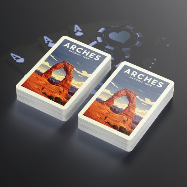 Vintage Arches National Park Playing Cards (Creator Uploaded)