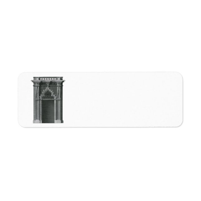 Vintage Architectural Element, Gothic Doorway (Front)