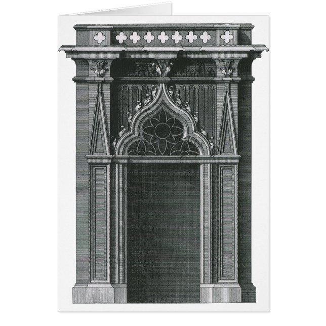 Vintage Architectural Element, Gothic Doorway (Front)