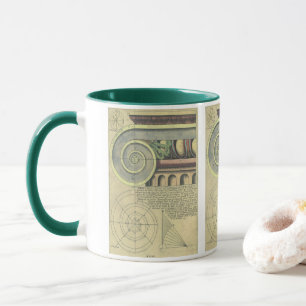 Vintage Architecture; Capital Volute by Vignola Mug