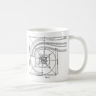Vintage architecture coffee mug