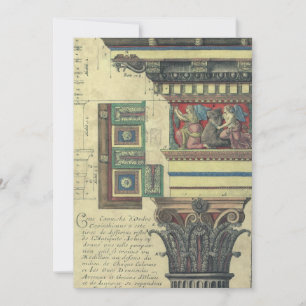 Vintage Architecture, Column with Cornice Moulding