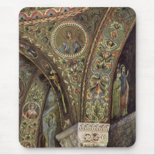 Vintage Architecture, Decorative Arch in a Church Mouse Mat