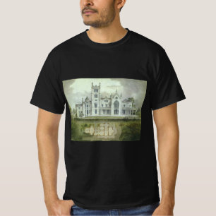 Vintage Architecture, French Chateau Floor Plans T-Shirt