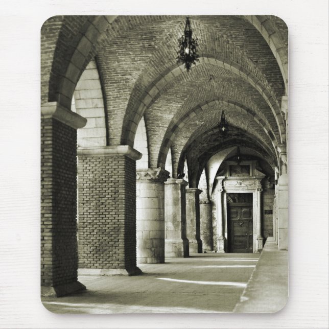 Vintage Architecture Mouse Mat (Front)