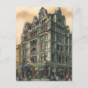 Vintage Architecture Queens Hotel Leicester Square Postcard