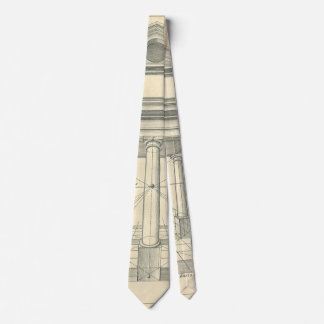 Vintage Architecture, Roman Portico with Columns Tie
