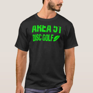 Vintage Area 51 Disc Golf Roswell Alien Ufo Flying T-Shirt