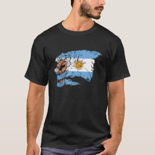Vintage Argentina Argentinian Flag Pride Argentina T-Shirt