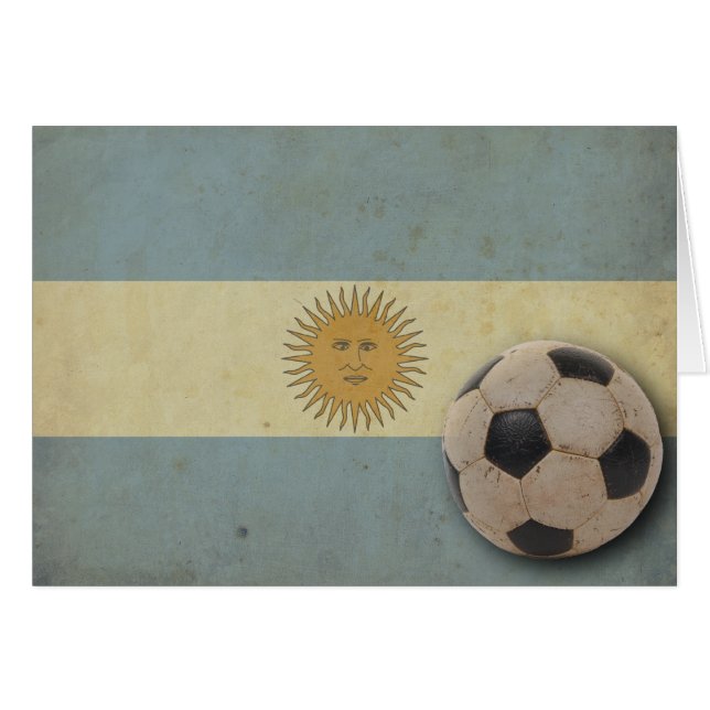 Vintage Argentina Flag (Front Horizontal)