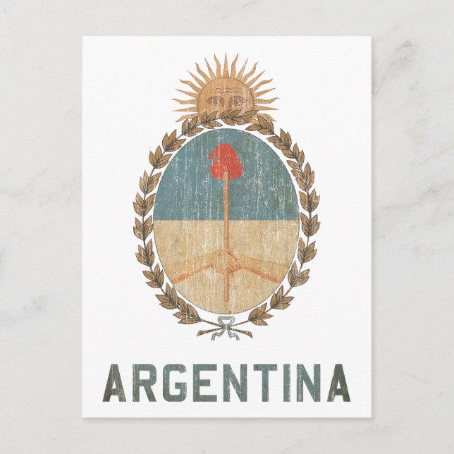 Vintage Argentina Postcard (Front)