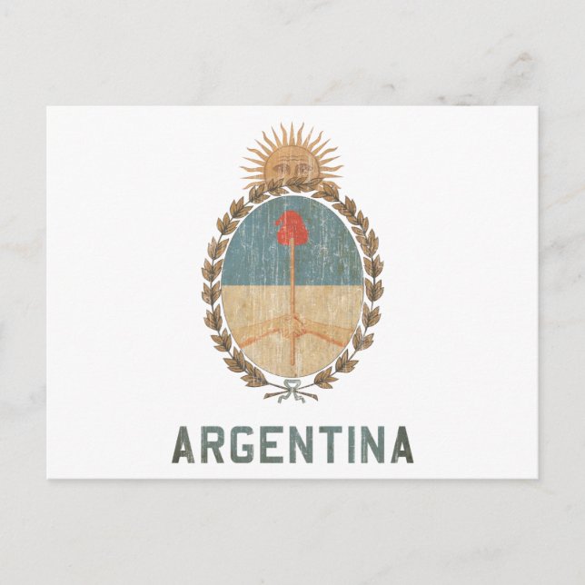 Vintage Argentina Postcard (Front)